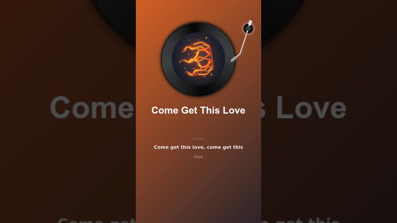 Come Get This Love
