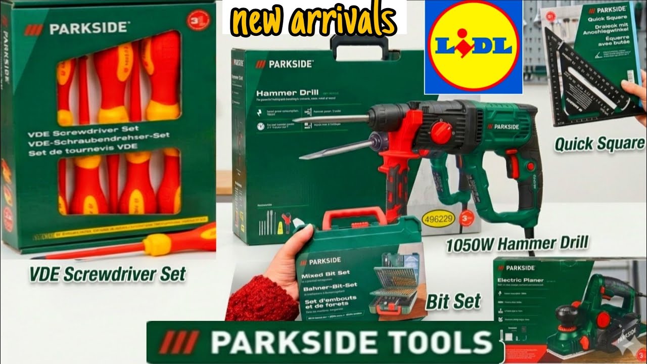 Lidl Parkside New Tools Arrivals -  1 March 2026 