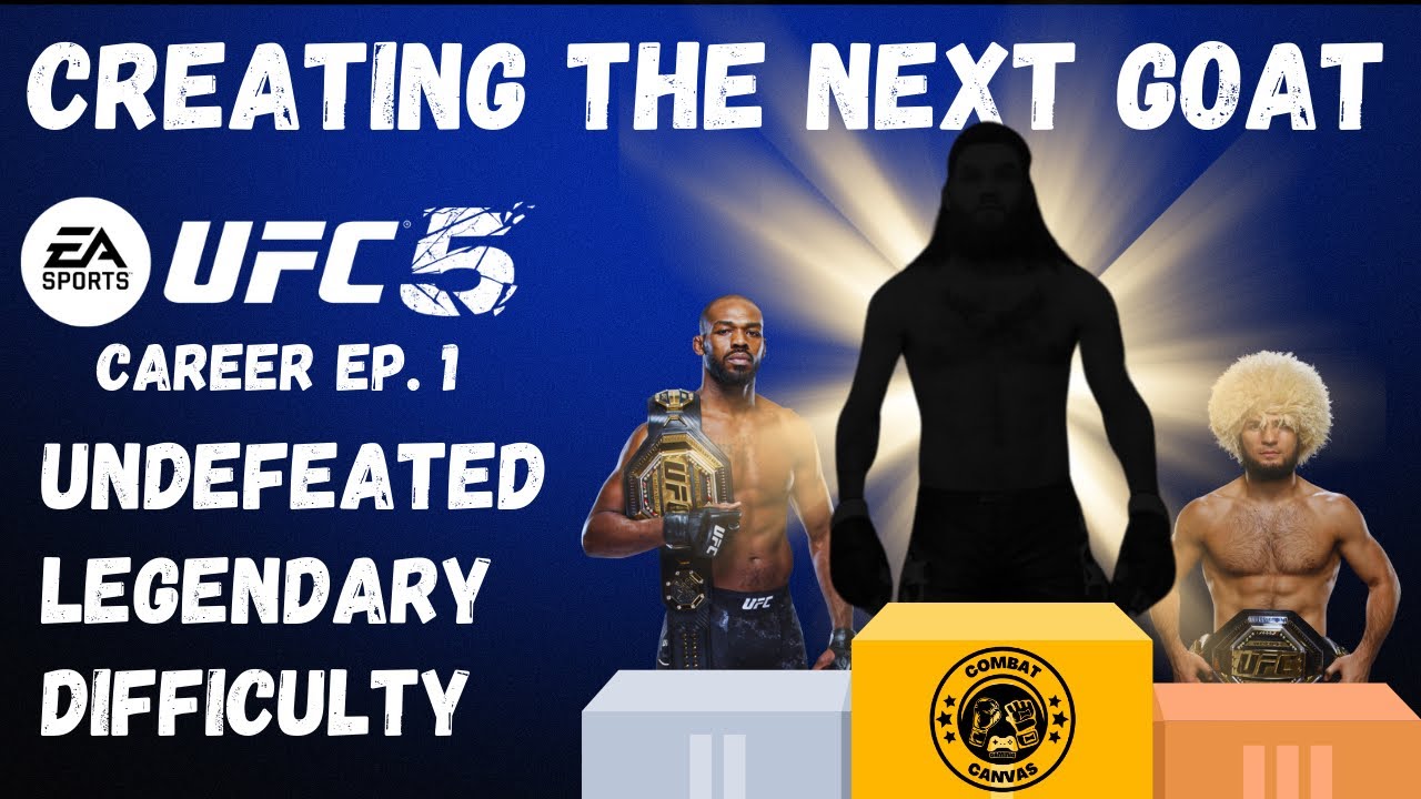 Trying To Go UNDEFEATED ON LEGENDARY DIFFICULTY (UFC 5 Legendary Career Mode Ep. 1)