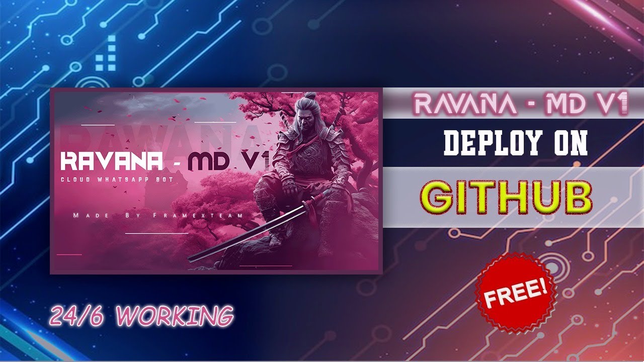 RAWANA MD V1 Whatsapp  Bot Deploy in Github | 2025 Tutorial