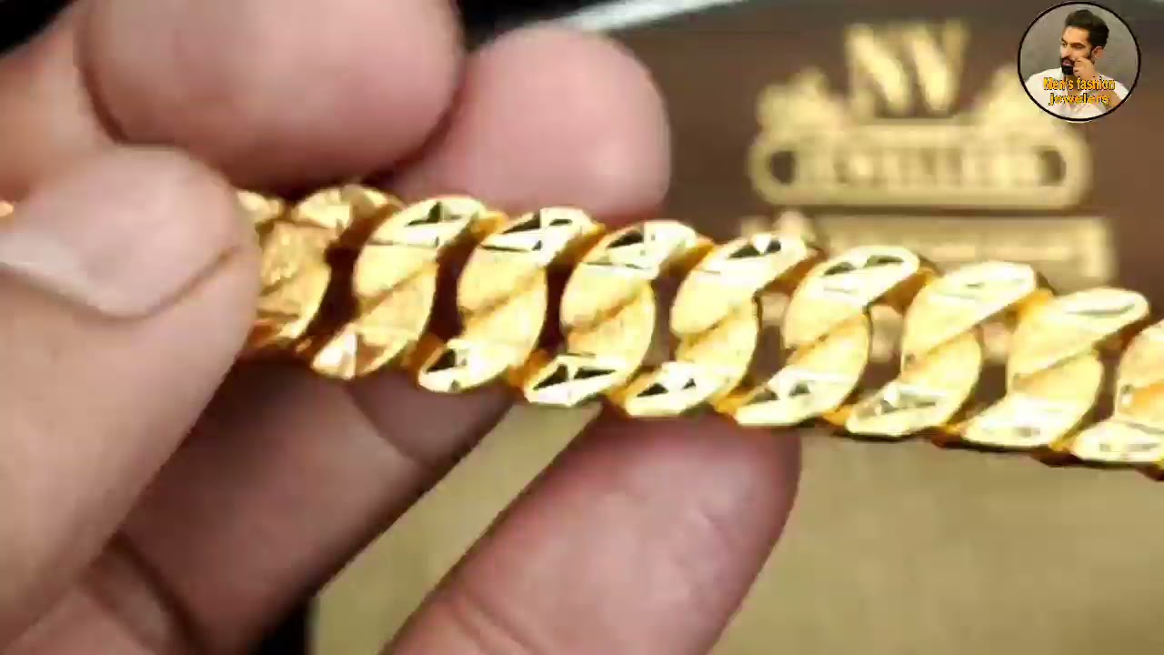 15 gram gold bracelet for men 😍😘 by Men s fashion and jewellery