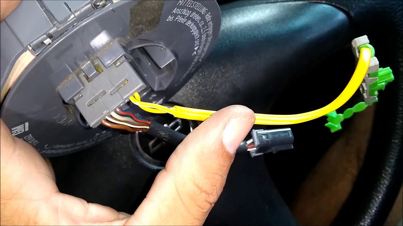Dicas de Instalação do Comando de Som no Volante Vectra B (PARTE 3/3)
