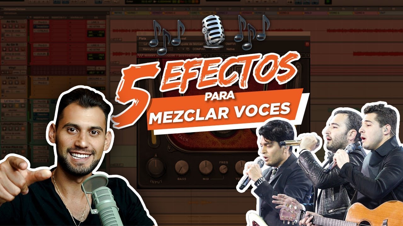 5 EFECTOS INTERESANTES para MEZCLAR VOCES