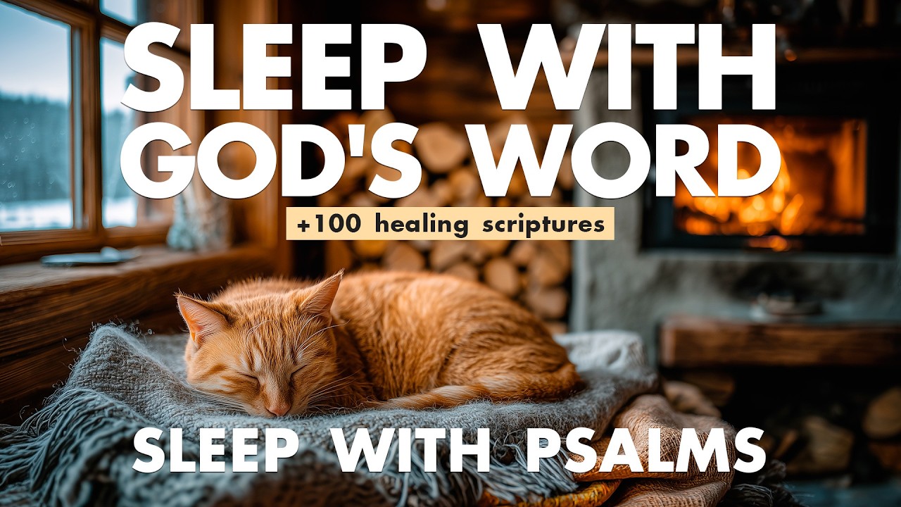 Promises of God comfort. Peaceful scriptures calm minds. Deep sleep restores hope.