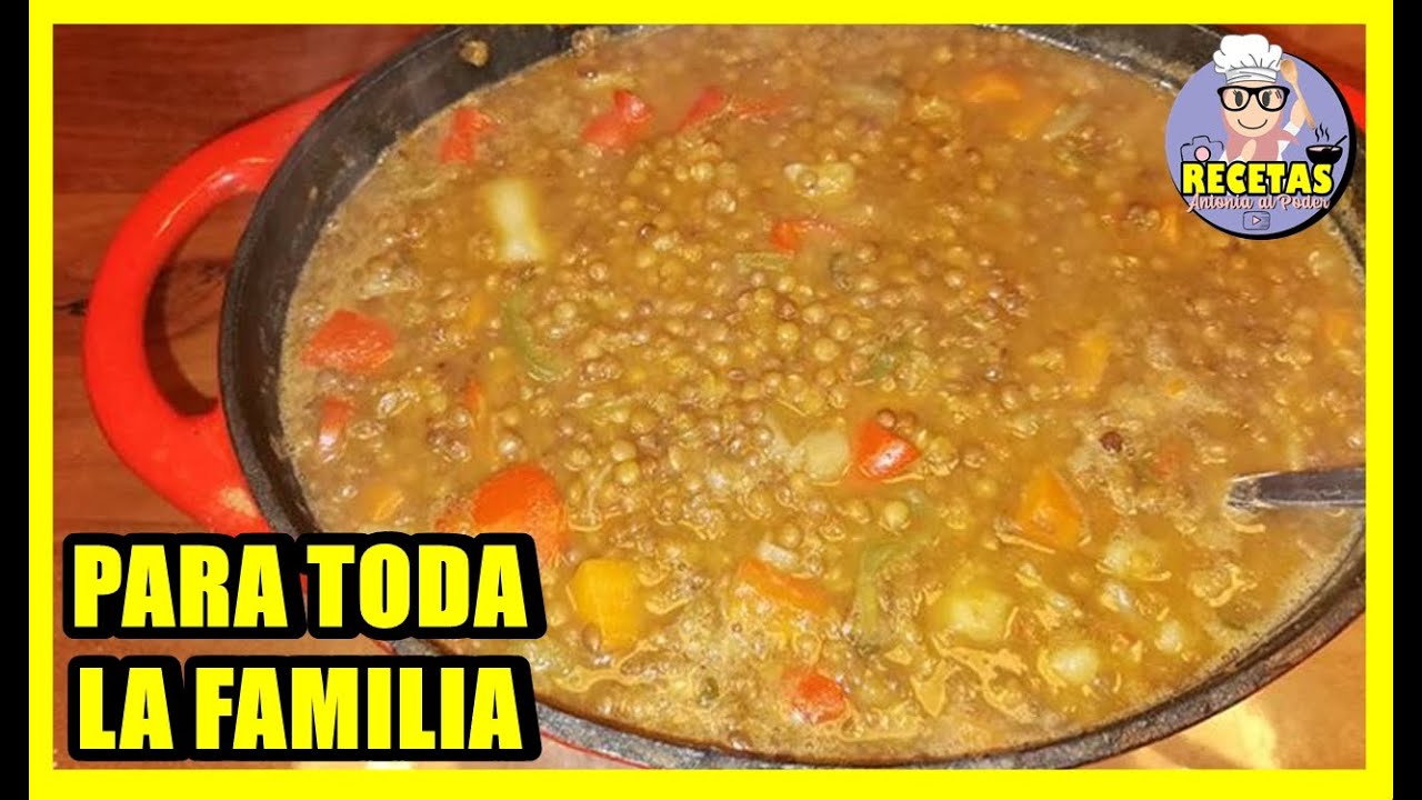 LENTEJAS CON VERDURAS!!! FÁCIL Y ECONÓMICAS!!!