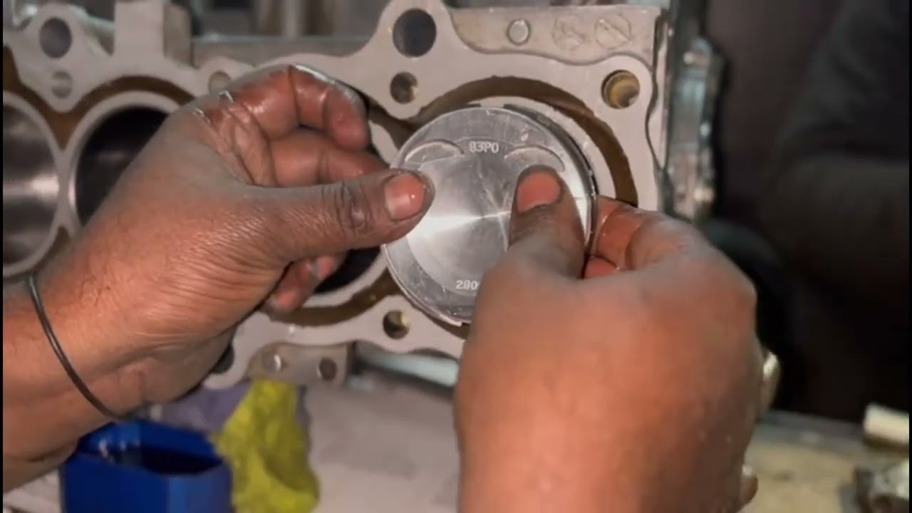 car Maruti Swift petrol engine piston change mechanic workshop 🧑‍🔧🚗🛠️