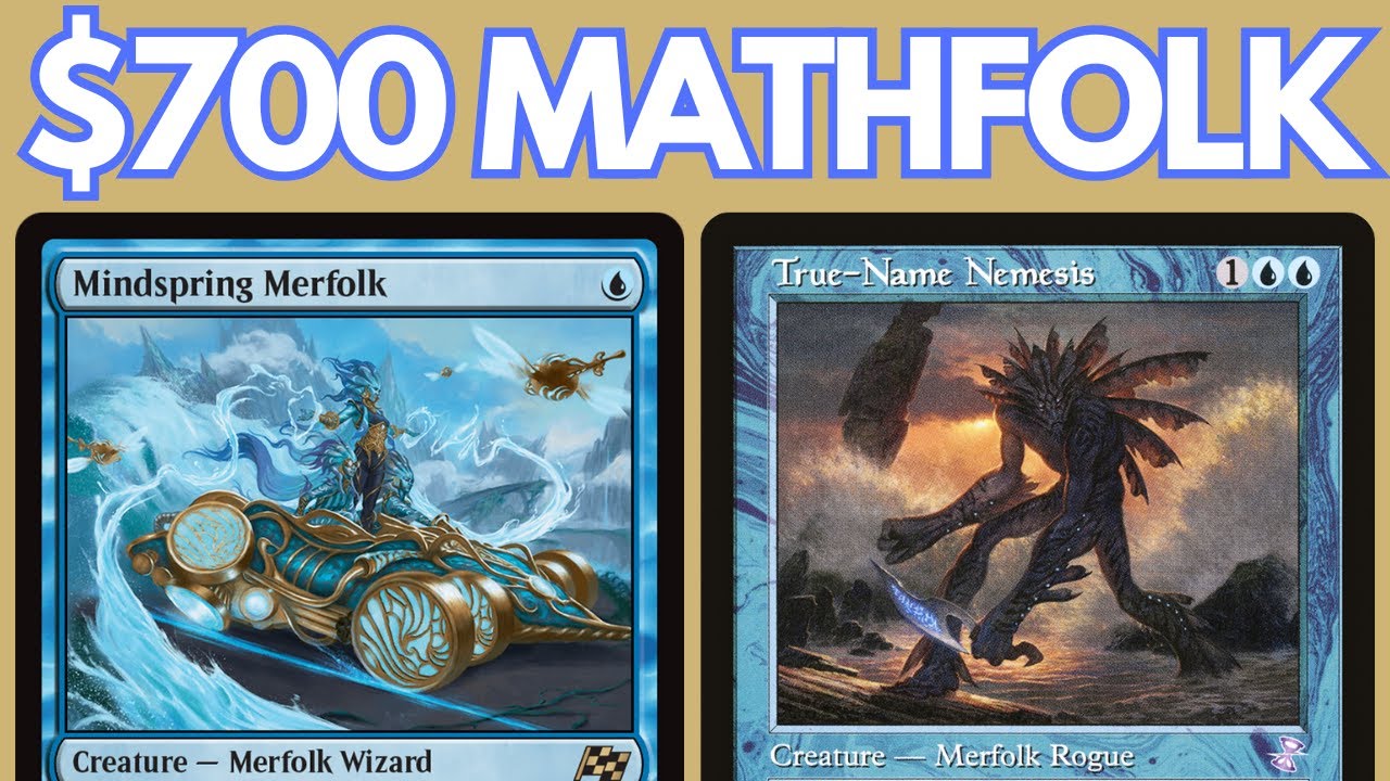 NEVER MULLIGAN! Legacy Mono Blue Merfolk with statistical optimization NO RESERVE LIST. MTG League