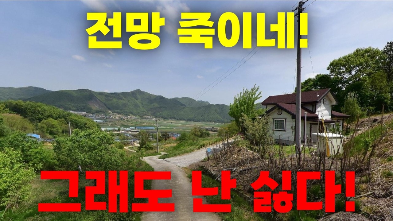 풍경 정말 좋네! 하지만 저는 절대로 이런 집을 선택하지 않을 겁니다.
