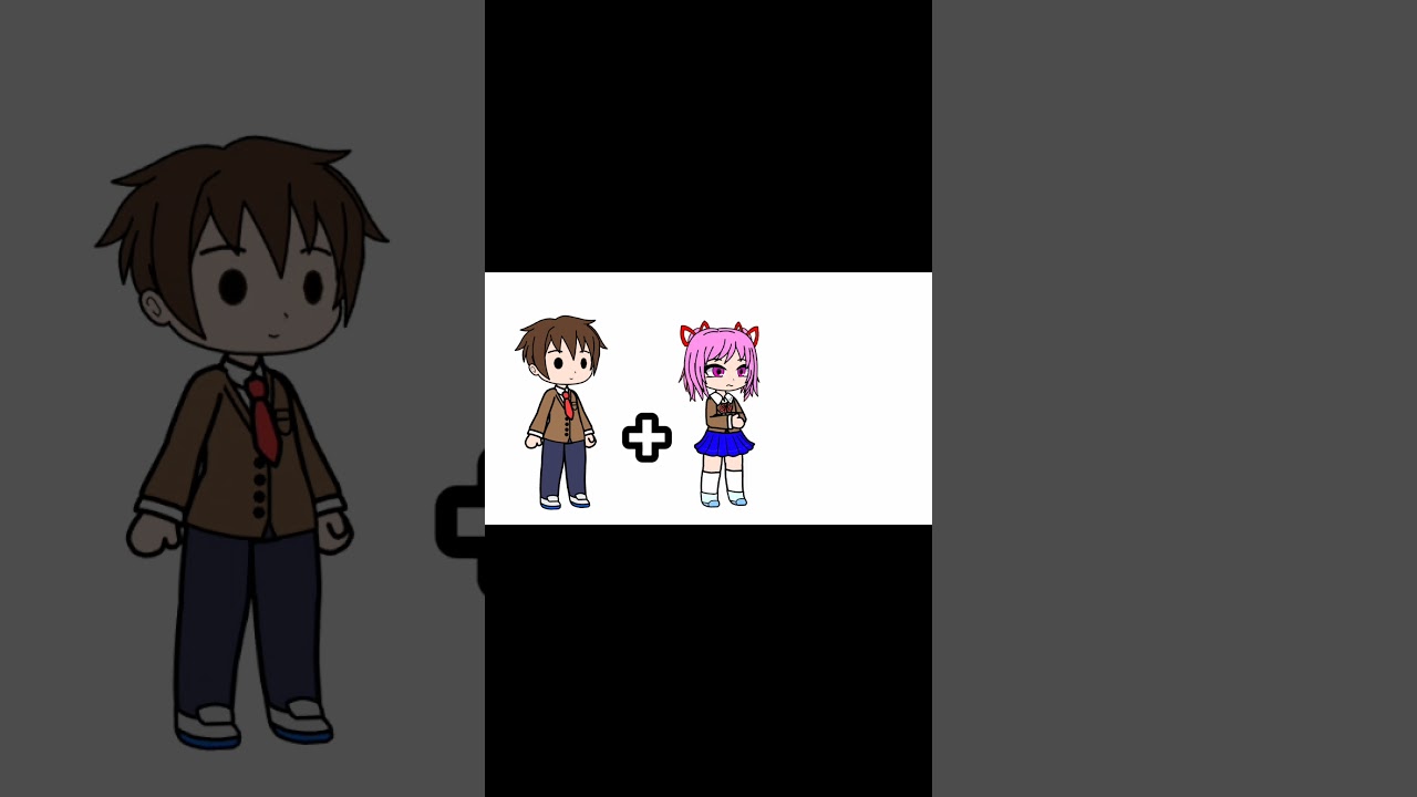Mc x Natsuki #gacha #gachaclub #ddlc #fypシ #natsuki #mc