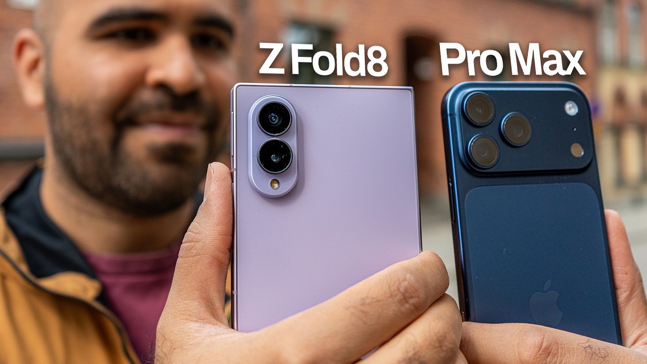 Galaxy Z Fold 8 против iPhone 17 Pro Max &mdash; РЕАЛЬНЫЙ тест камеры и аккумулятора за один день