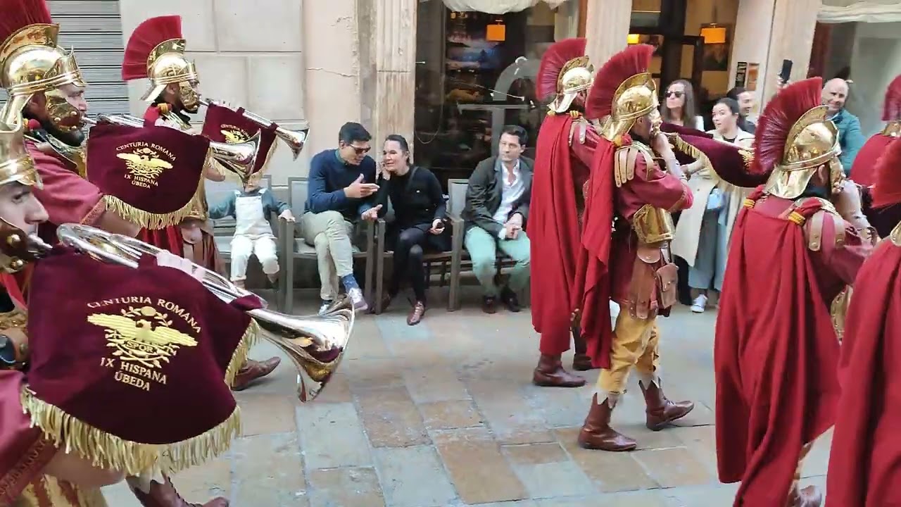 Bajada de Bandas Romanos de Úbeda Semana Santa 2025