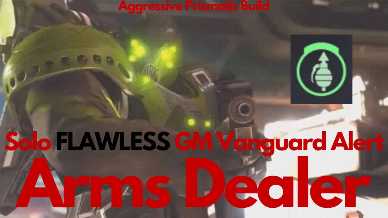 Destiny 2 SOLO FLAWLESS GRANDMASTER VANGUARD ALERT - Arms Dealer