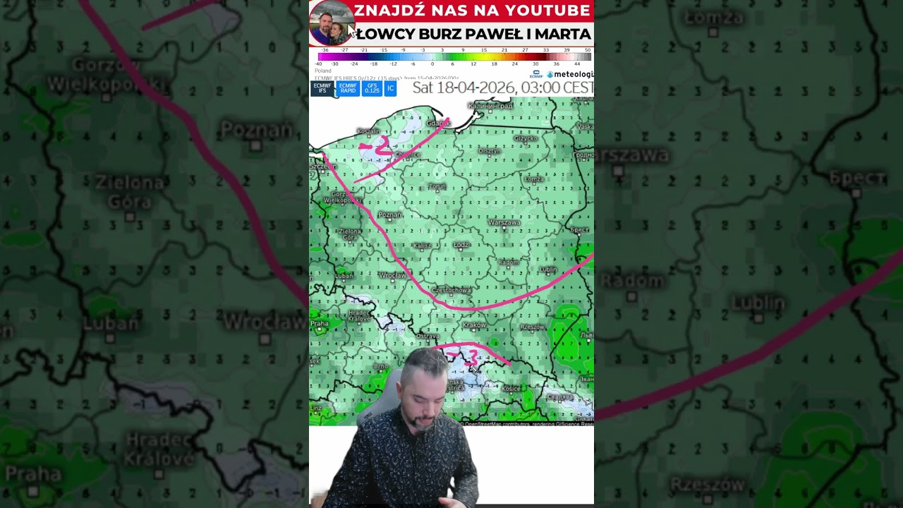 Przymrozki. Aktualizacja na kolejne dni  #pogoda #polska #short #prognoza
