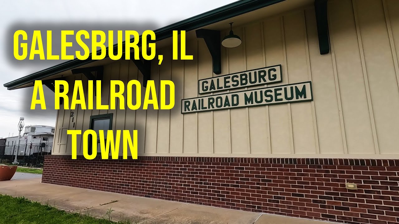 Galesburg Illinois is a Railroad Town served by Amtrak and 130 freight trains a day