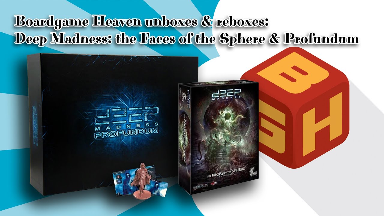 Board Game Heaven Unboxing & Reboxing 80: The Faces of the Sphere & Profundum