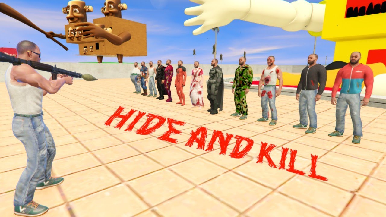 Franklin Play HIDE AND K!LL With 