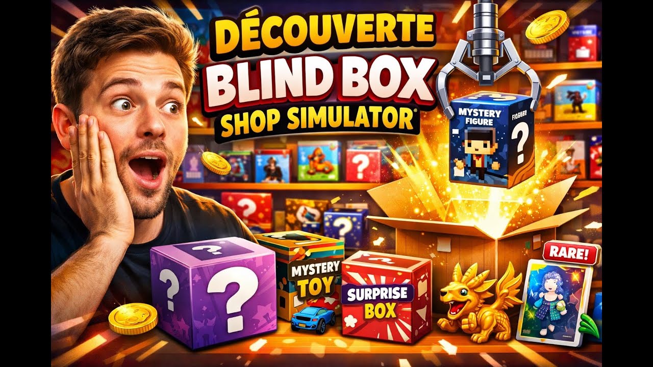 découverte blind box shop simulator