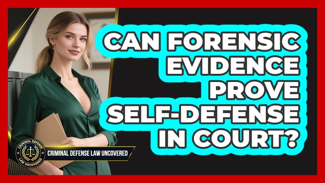 Can Forensic Evidence Prove Self-defense In Court? - Criminal Defense Law Uncovered
