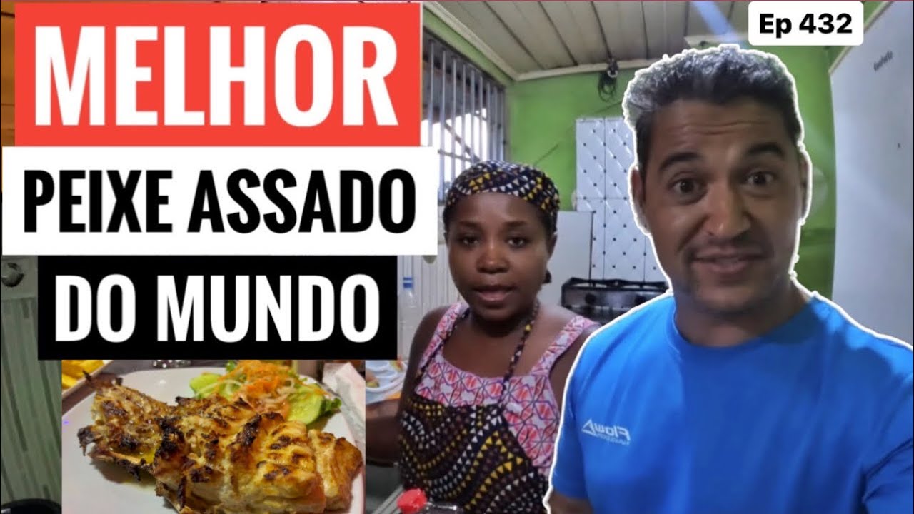 ENTREI NUM RESTAURANTE em SÃO TOMÉ ÁFRICA. Saiba o segredo dessa receita.