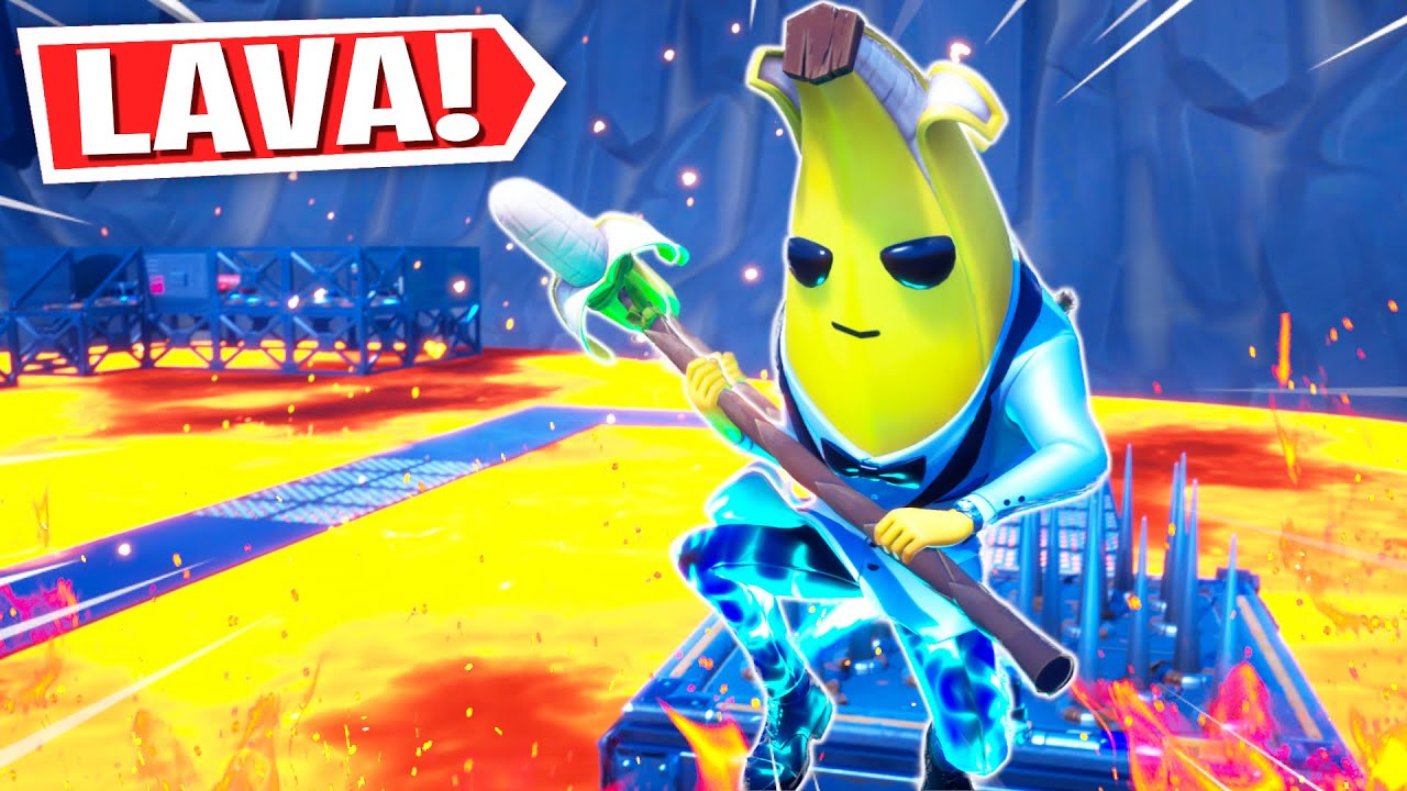 The Floor Is LAVA Deathrun Challenge! (Fortnite Creative Mode)