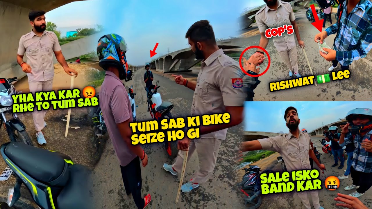 ₹10,000 रिश्वत दो वरना बाइक बंद होगी 😭 | He takes bribe💰 in Delhi | Biker V/s Cops🚔