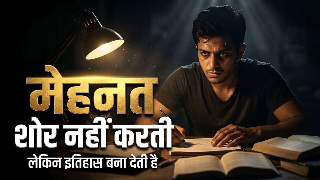 मेहनत शोर नहीं करती 🔥 | Silent Hustle Motivational Song 2026 | Dark Inspirational Hindi Anthem