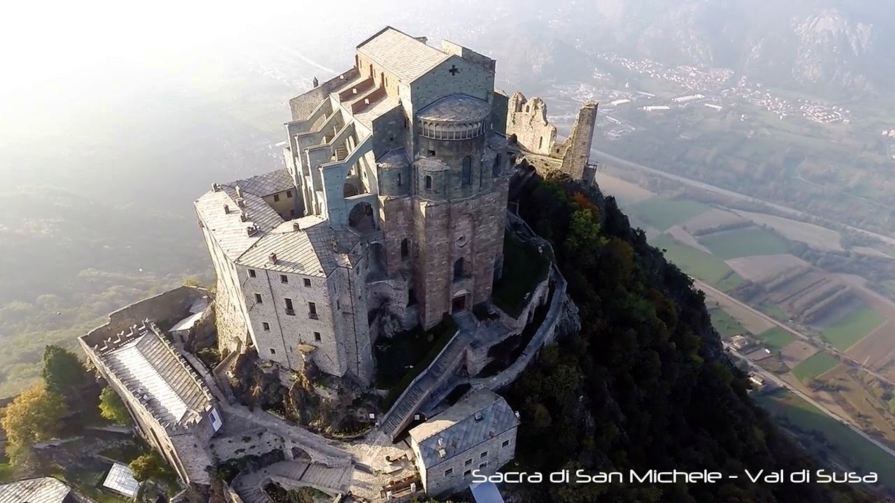 Sacra di San Michele - Valle di Susa - ITALY - 4K