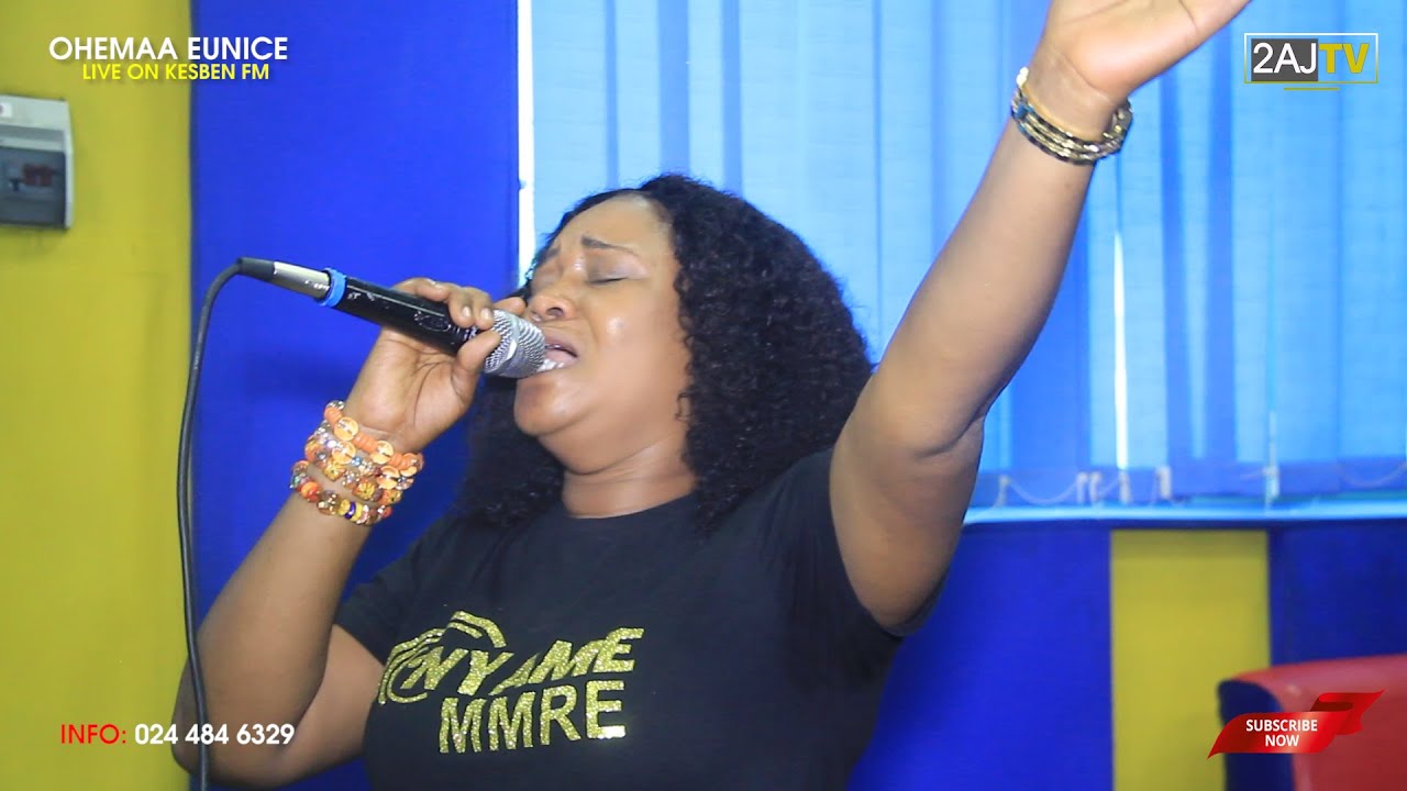 OHEMAA EUNICE @ KESSBEN FM WITH HER POWERFUL WORSHIP