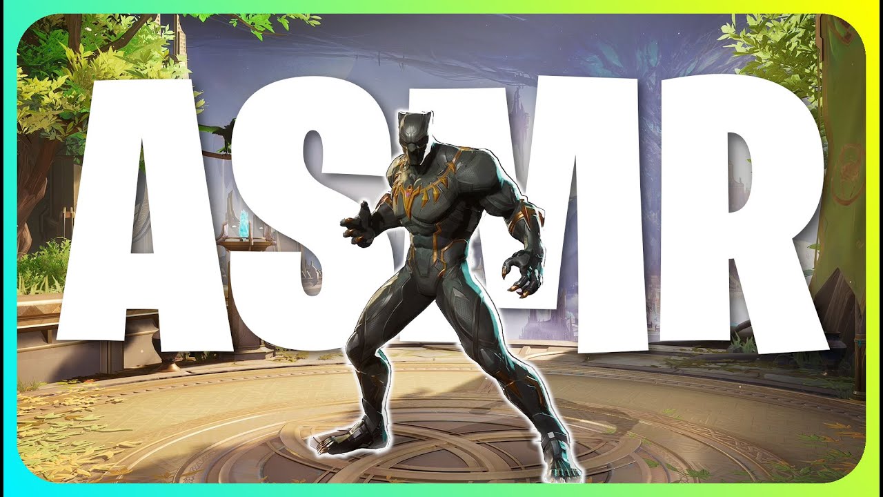 (ASMR) Relaxing Marvel Rivals | Black Panther Gameplay! (Controller Sounds)