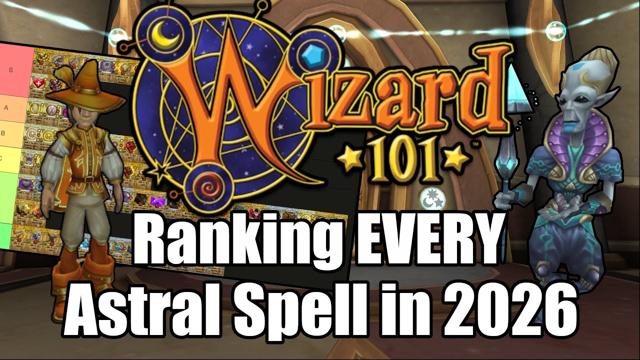Ranking EVERY Astral Spell (PvE) in Wizard101