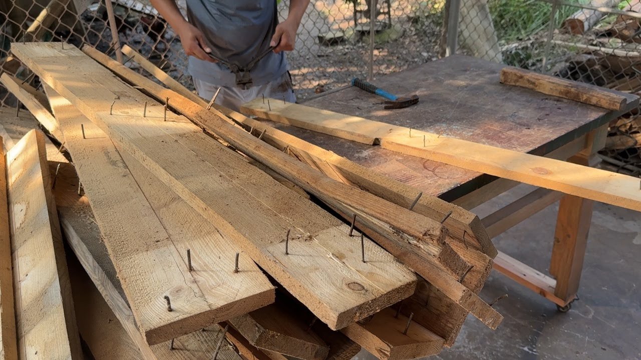 From Trash to Luxury: Mind-Blowing Pallet Wood Transformation!
