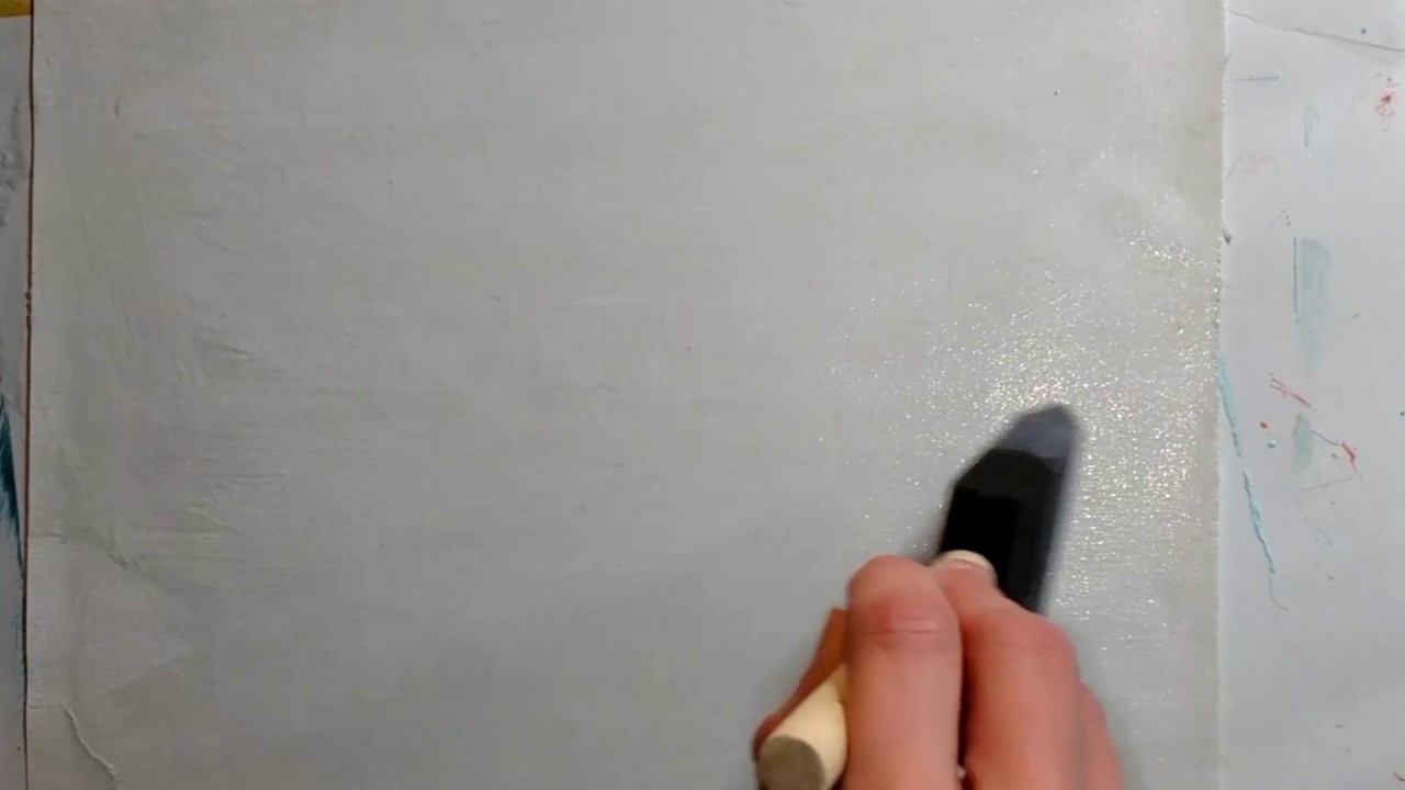 Quick Golden Pastel Grounds Demo on Canvas