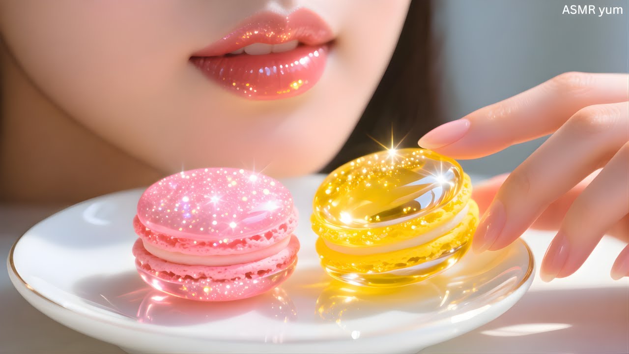 Making France’s Famous Macarons… But Completely Out of GLASS 😳🇫🇷