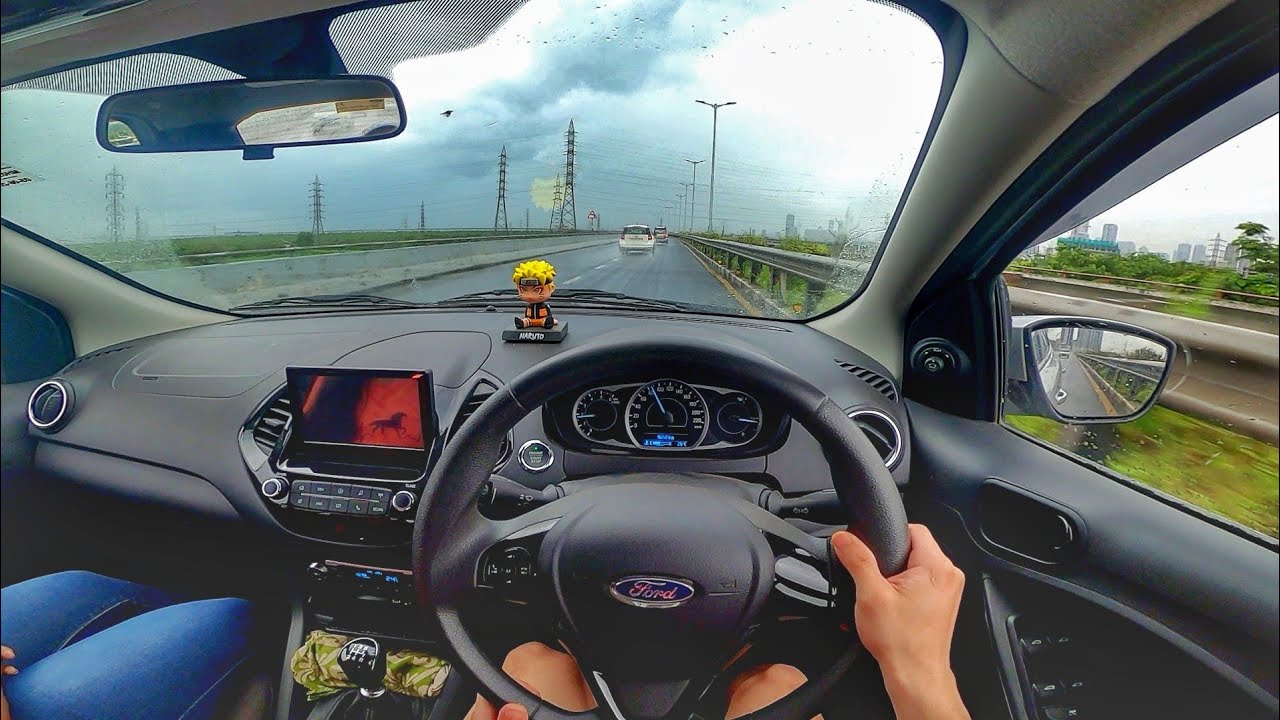 Ford Figo Titanium Diesel | Relaxing Rainy Drive POV [RAW] on Eastern freeway | GoPro Hero 8 Black