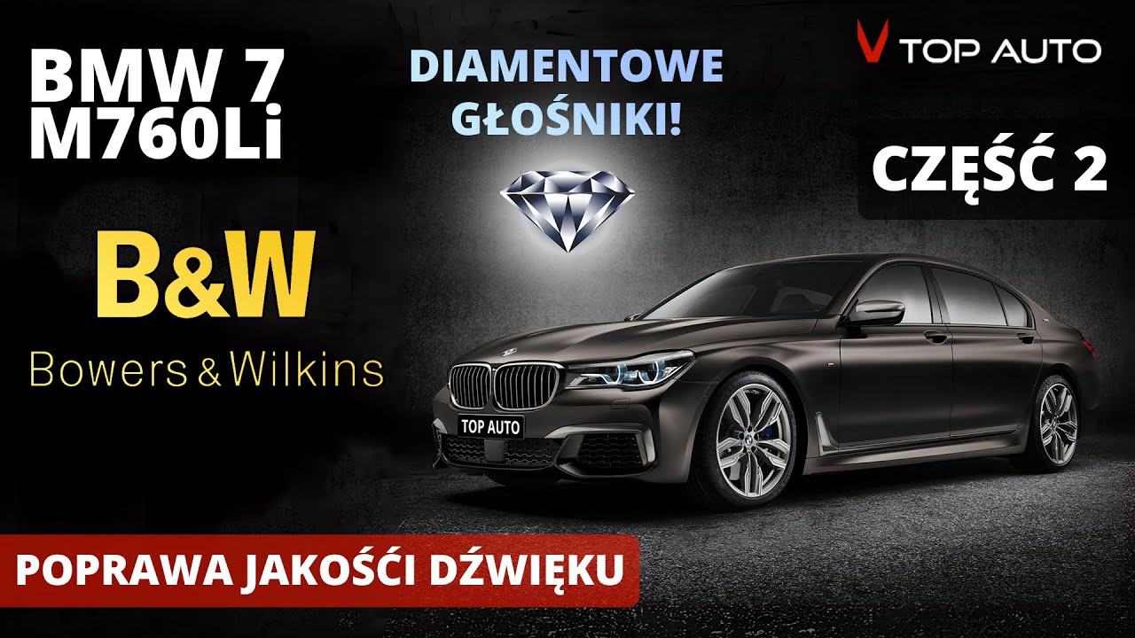 Prezentacja oraz modyfikacja systemu audio Bowers and Wilkins w BMW 7 G12 M760Li cześć 2