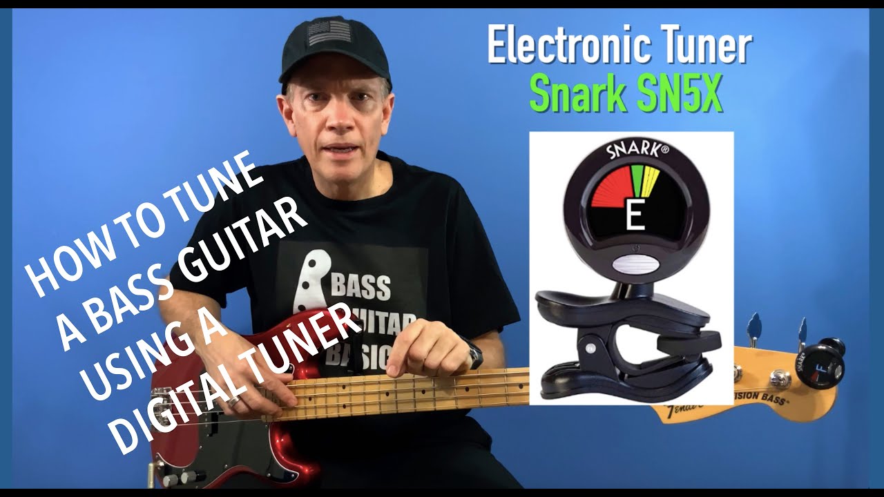 HOW TO TUNE A BASS GUITAR USING A DIGITAL TUNER