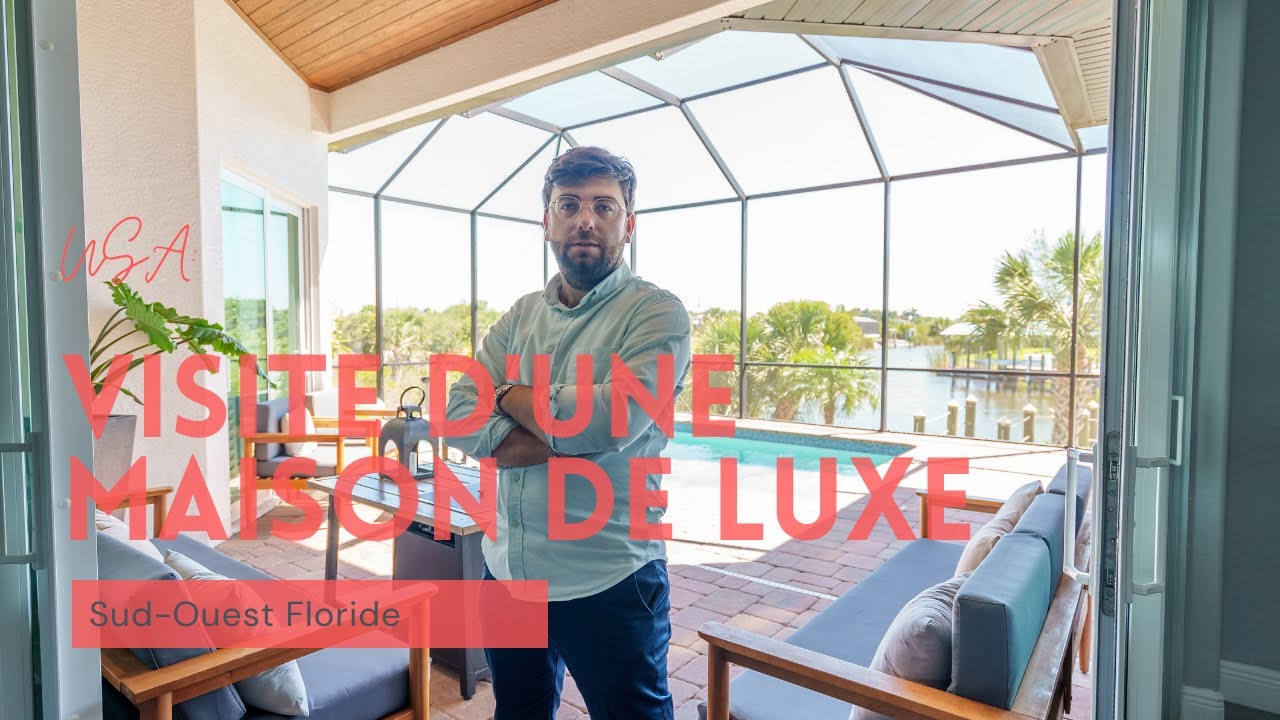 IMMOBILIER USA: Visite d'une maison de Luxe en Floride