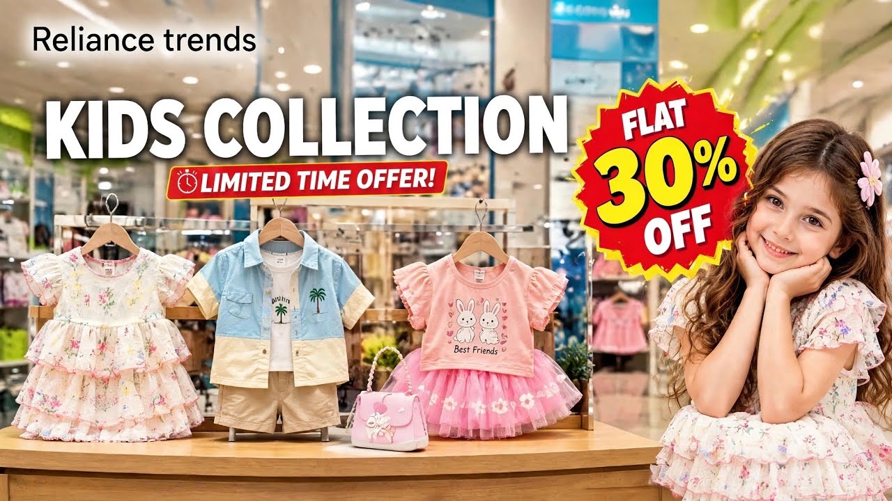 Предложения Reliance Trends сегодня || Детская коллекция со скидкой 30% || Предложения Reliance T...