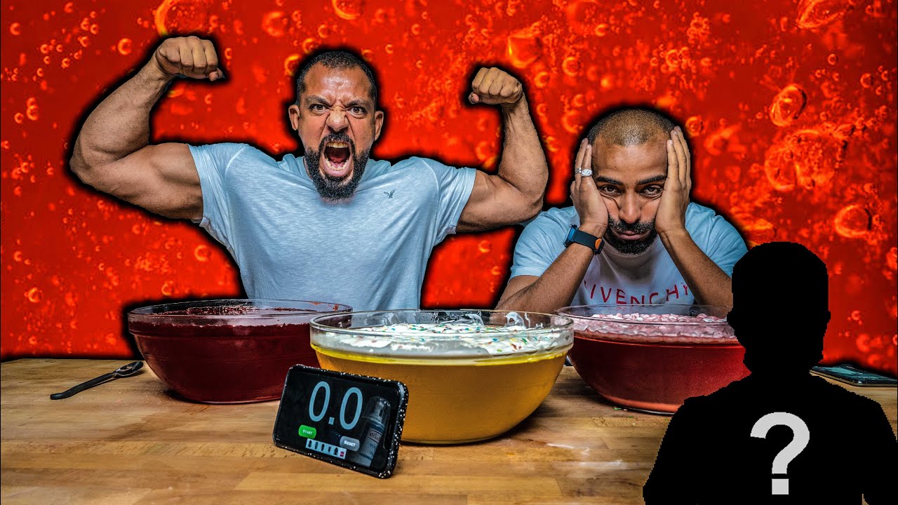 تحدي سرعة جالون جيلو - مين تتوقعو اتحديت؟؟ 🍮 Jello Speed Challenge 1 Gallon