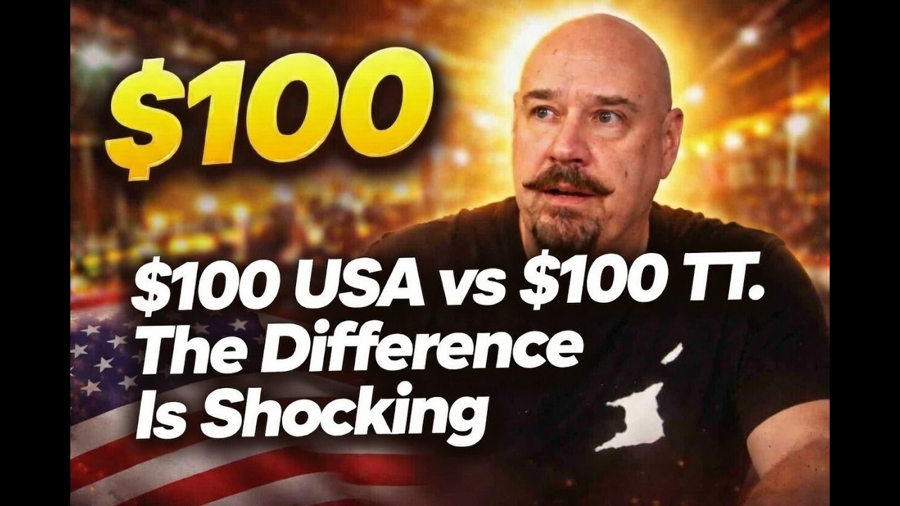 100 долларов США против 100 долларов Тринидада и Тобаго — разница ШОКИРУЮЩАЯ.