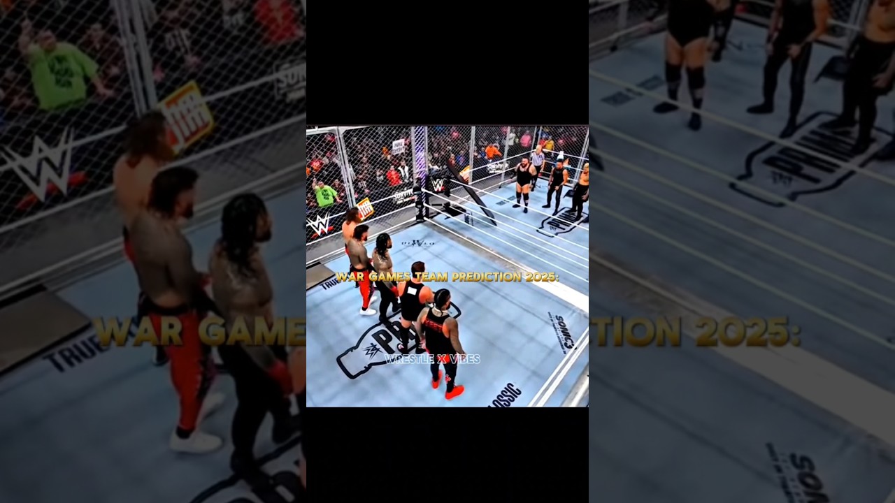 POV- John Cena Team's At War Games Prediction (2025) edit | #wwe #shorts