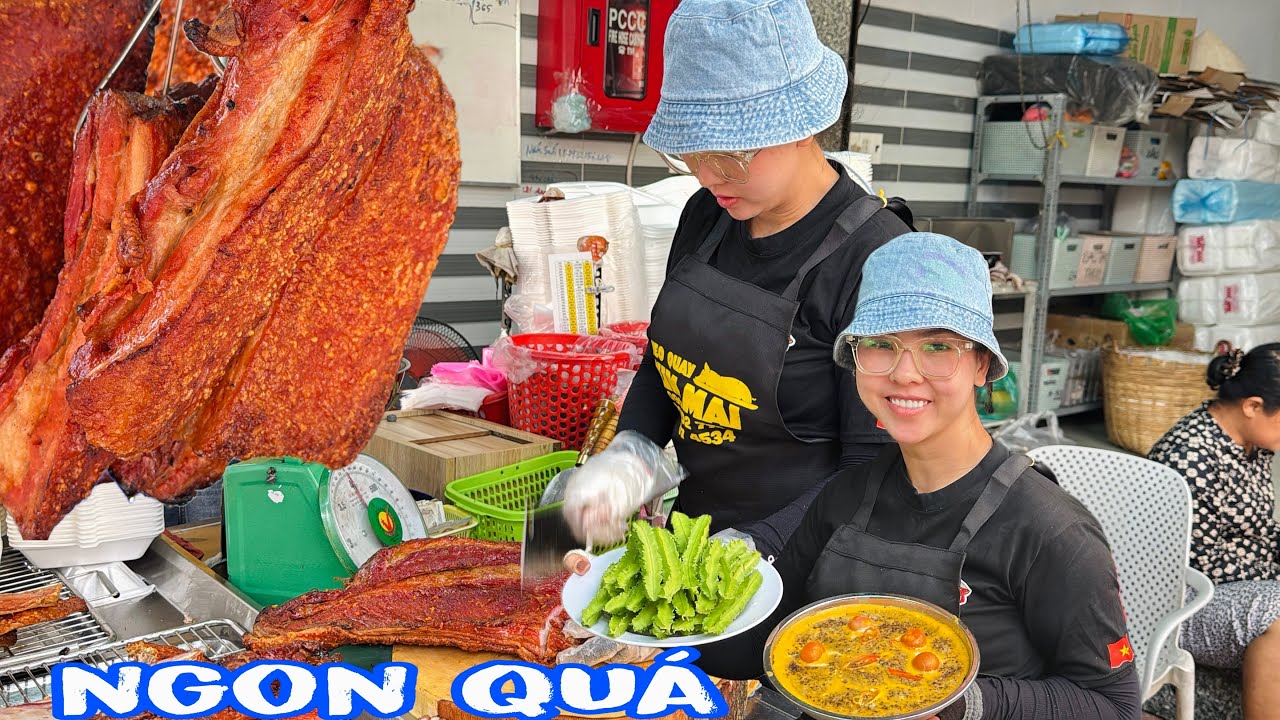 ♻️LYLY chốt đơn heo quay lia lịa chặt tốc hành như cái máy