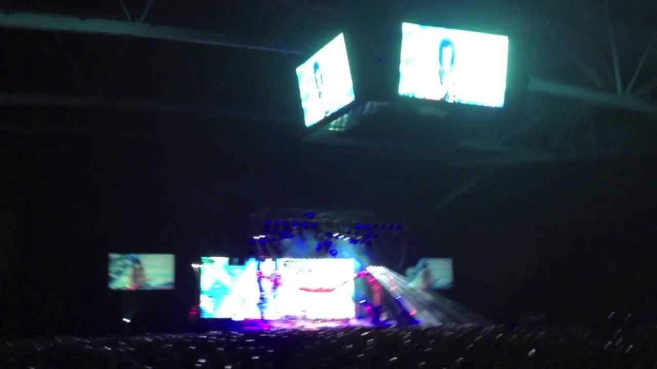 KISS - Opening and Psycho Circus live in Stockholm Friends Arena 2013-06-01