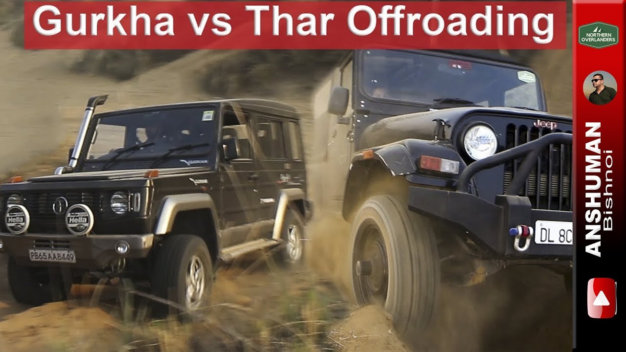 Gurkha vs Thar vs Gypsy: 4 off-road obstacles attempted back to back.