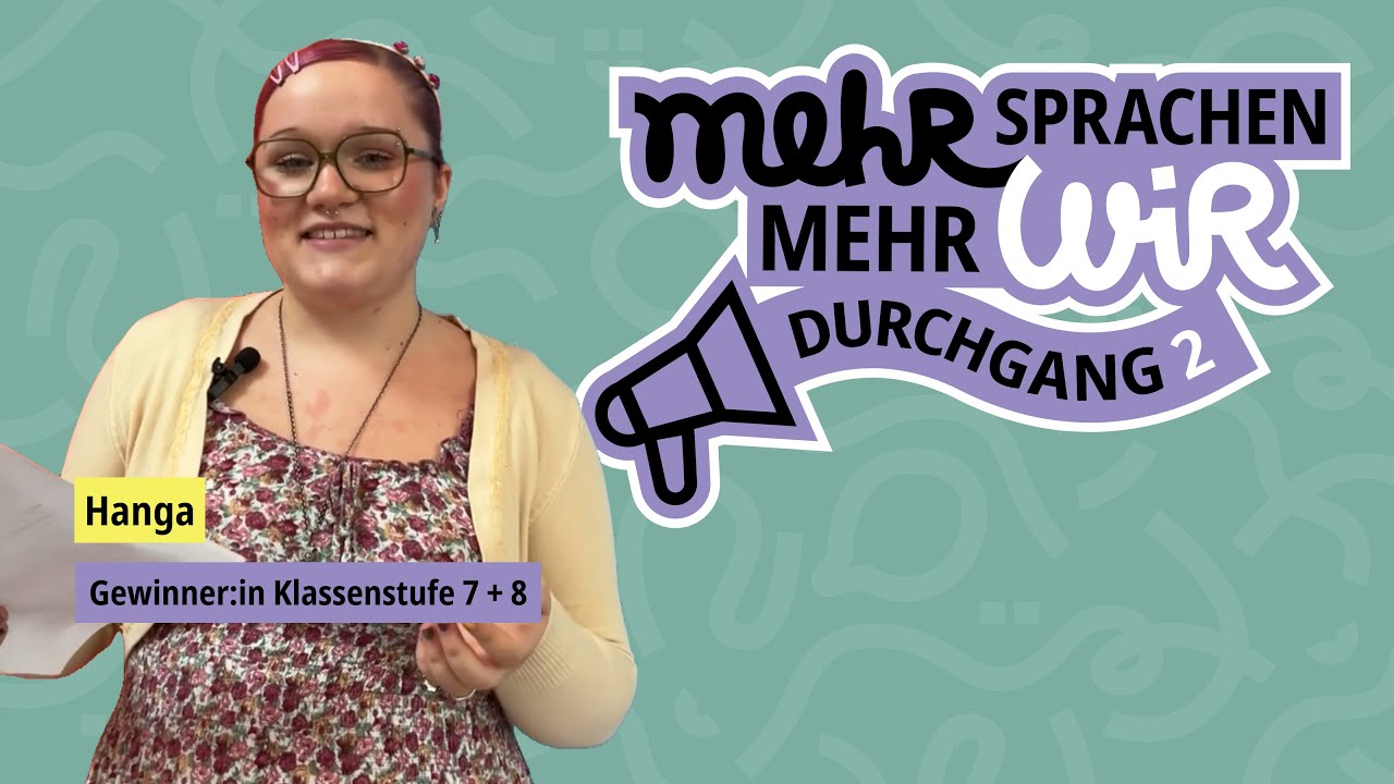 Rede von Hanga (Thema: Gerechte Gesellschaft) Gewinnerin der Klassenstufe 7 + 8