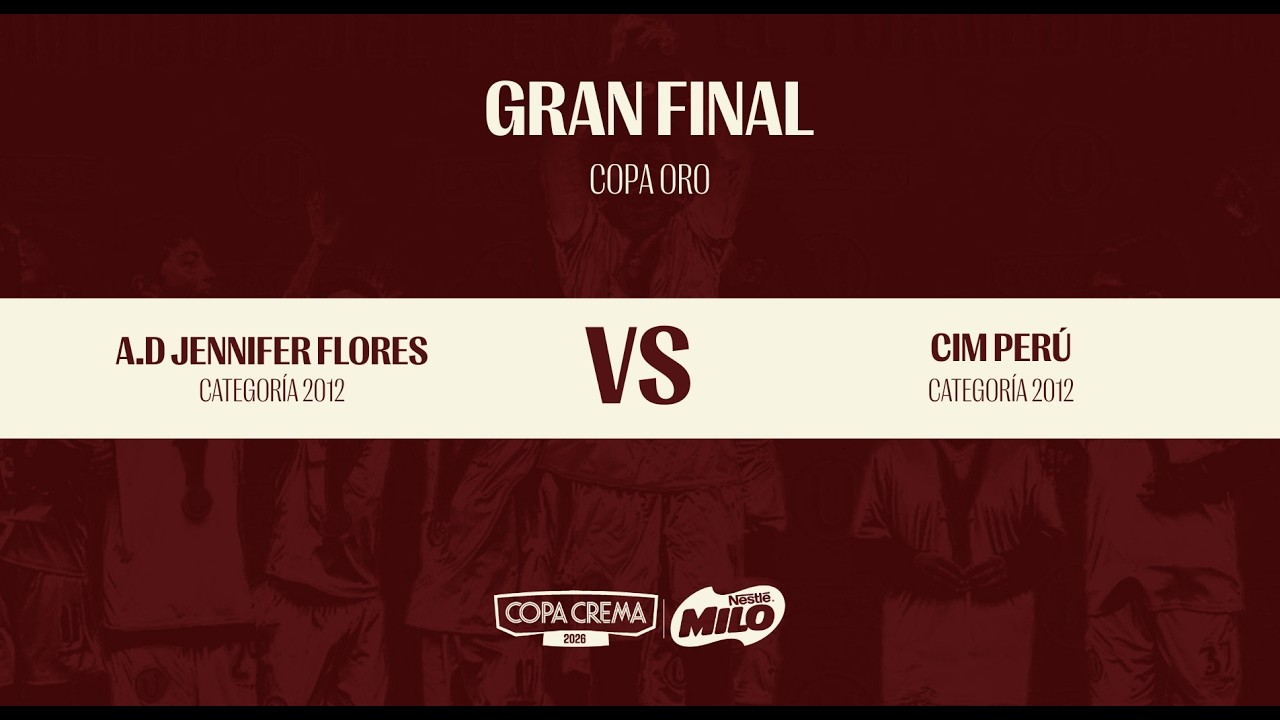 FINALES COPA CREMA MILO APERTURA 2026 | Estadio CAR VIDU ⚽