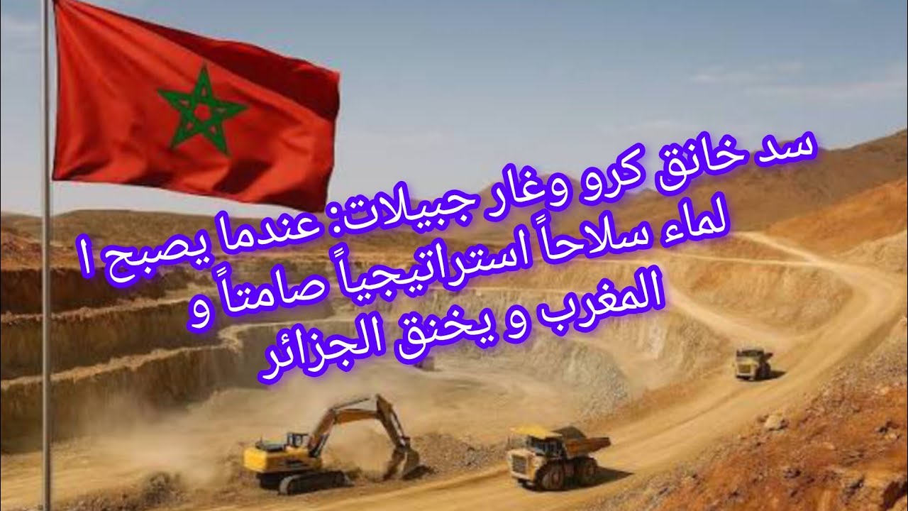 سد خانق كرو وغار جبيلات: عندما يصبح الماء سلاحاً استراتيجياً صامتاً استراتيجية المغرب لخنق الجزائر