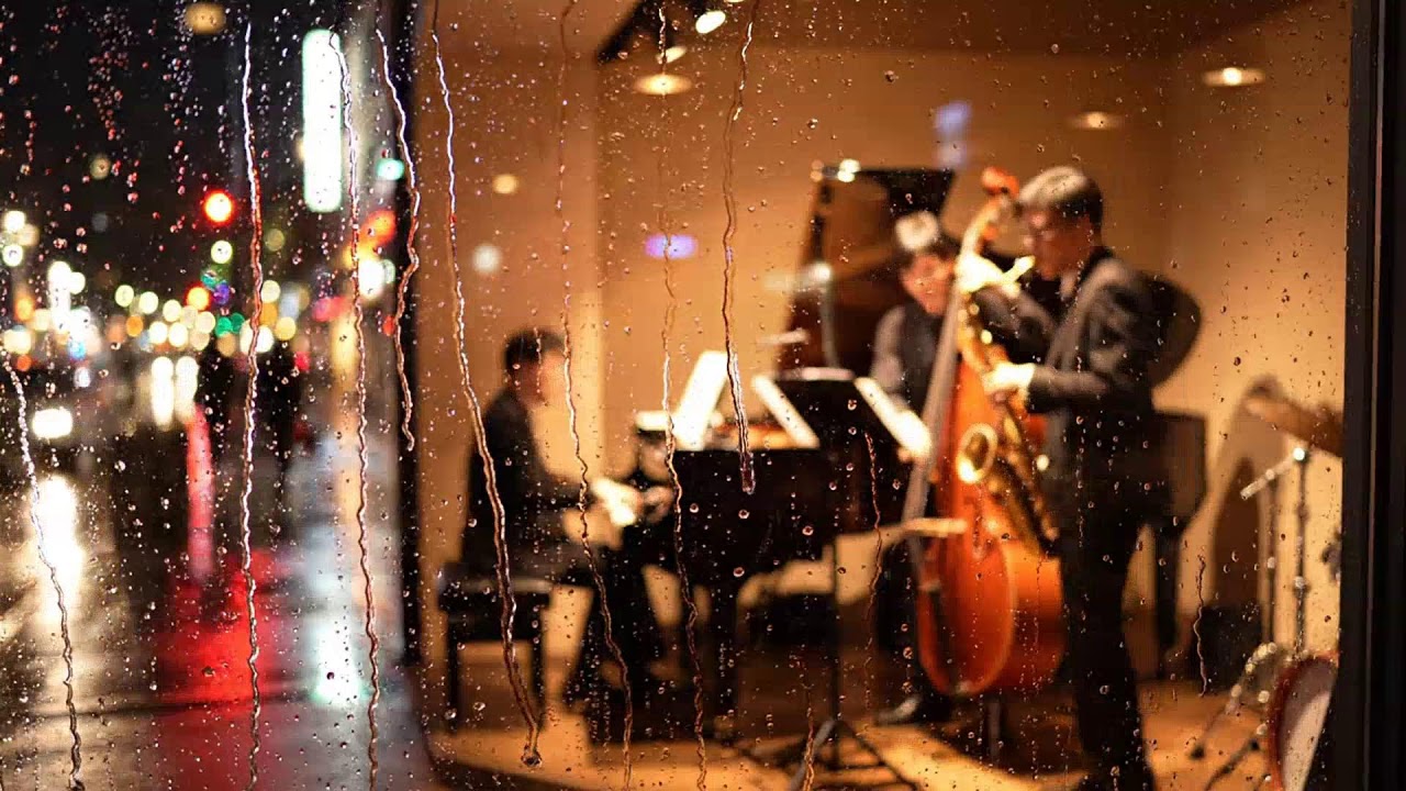 Autumn Jazz Music 🍂 Cozy Porch Ambience with Relaxing Jazz Instrumental Music & Crackling Fireplace