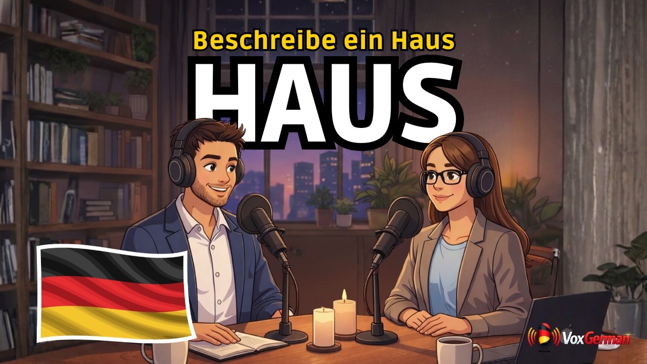 How to Describe a House in German | Easy German Conversation Practice | Easy German Conversation