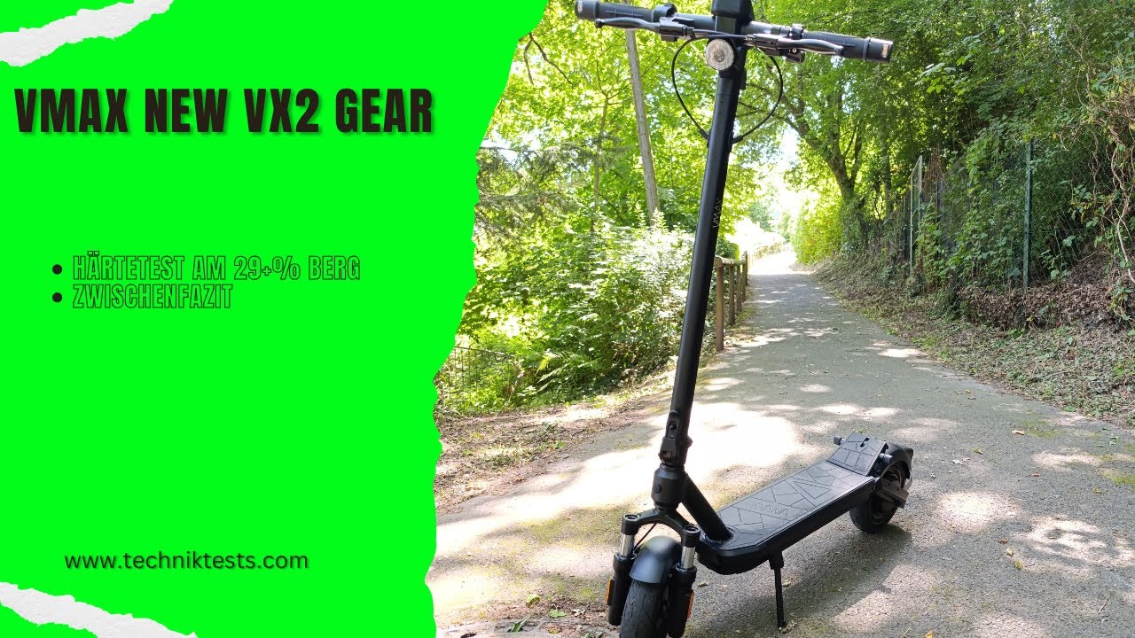 VMAX New Vx2 Gear - H&auml;rtetest am 29+% Berg mit 108kg Zuladung